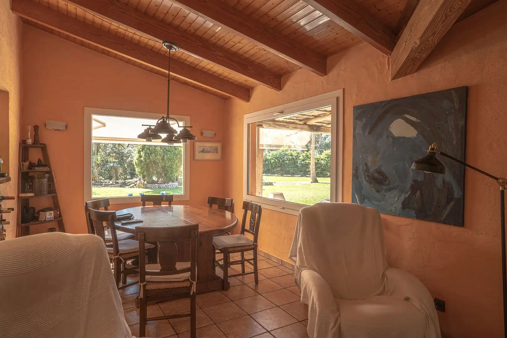 Dining room of Houses for sale in Maó - Mahón  with Air Conditioner, Private garden and Terrace