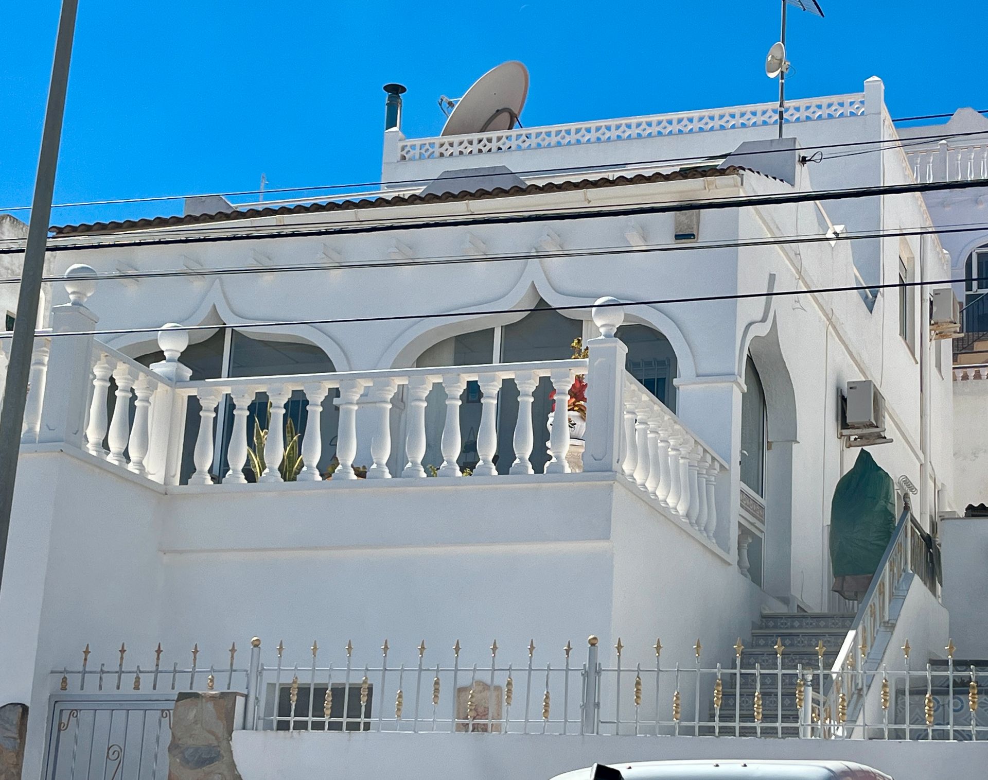 Exterior view of House or chalet for sale in San Miguel de Salinas  with Air Conditioner, Heating and Private garden