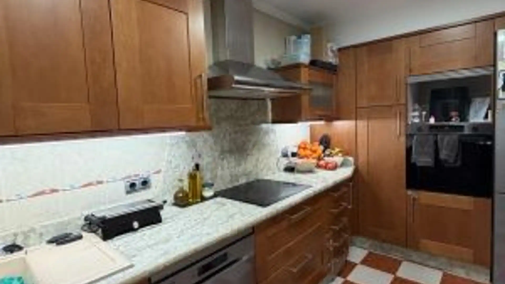 Kitchen of Flat for sale in Ontinyent  with Air Conditioner, Terrace and Furnished