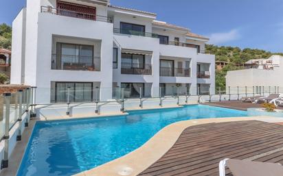 Swimming pool of Flat for sale in Guaro  with Air Conditioner and Community pool
