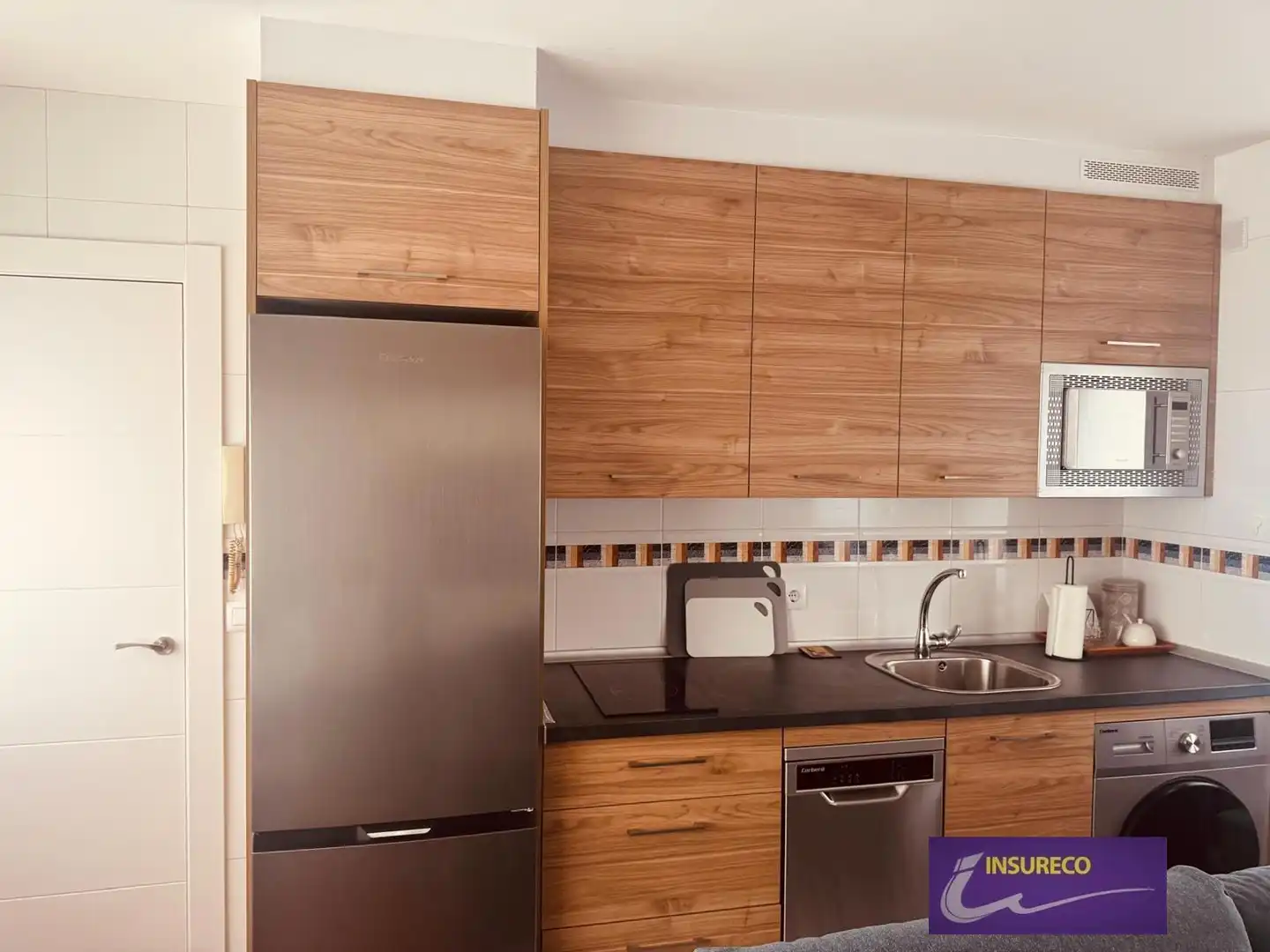 Cocina de Apartamento de alquiler en Sariegos con Calefacción, Parquet y Terraza
