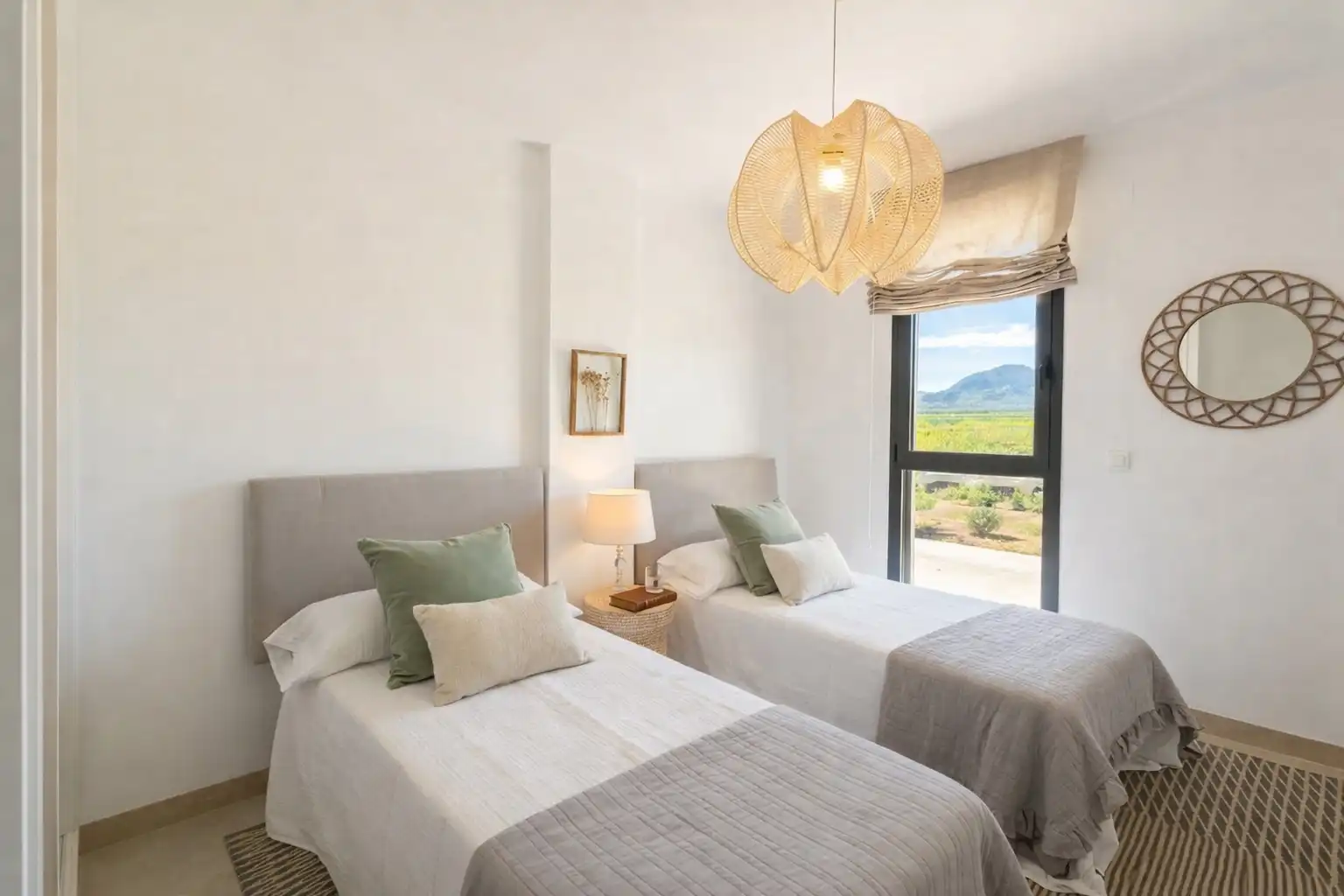 Schlafzimmer von Wohnung zum Verkauf in Cartagena mit Klimaanlage, Heizung und Terrasse