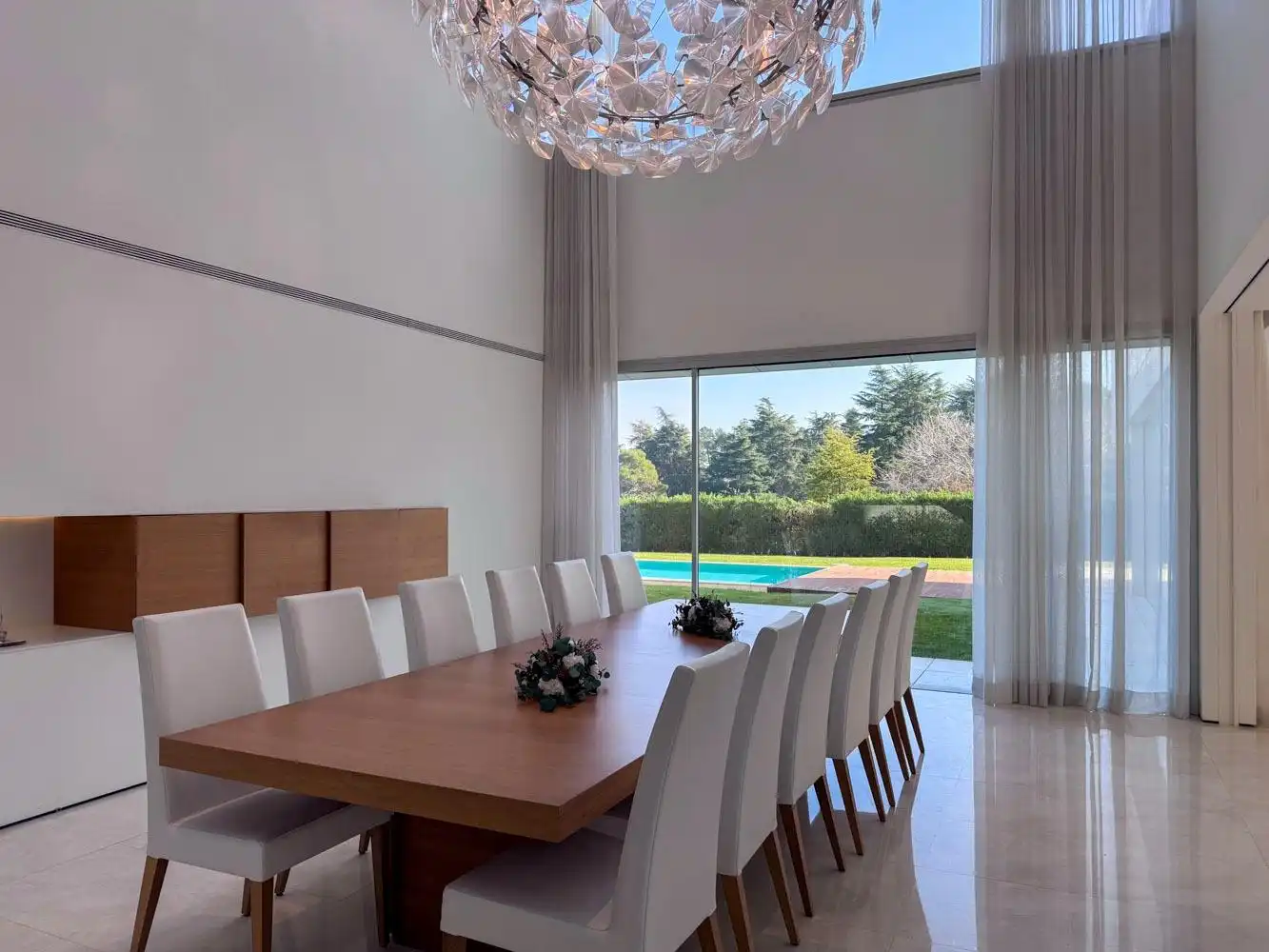 Dining room of Houses for sale in Madrid  with Air Conditioner, Heating and Private garden
