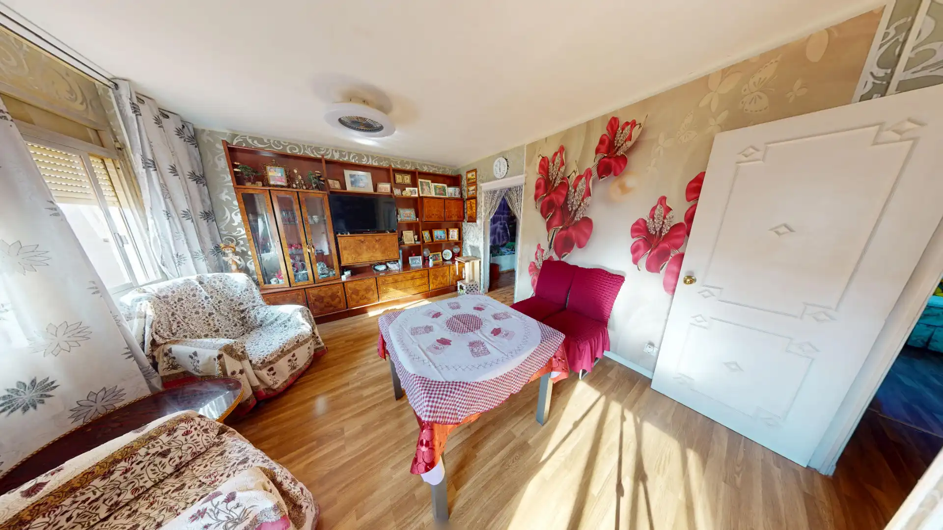 Living room of Flat for sale in Alicante / Alacant  with Air Conditioner, Furnished and Oven