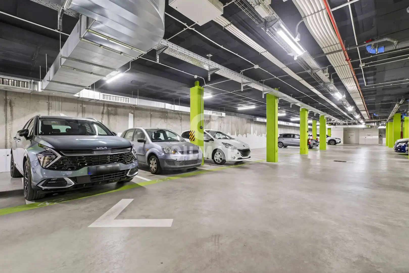Parking of Flat for sale in Dos Hermanas  with Heating, Storage room and Swimming Pool