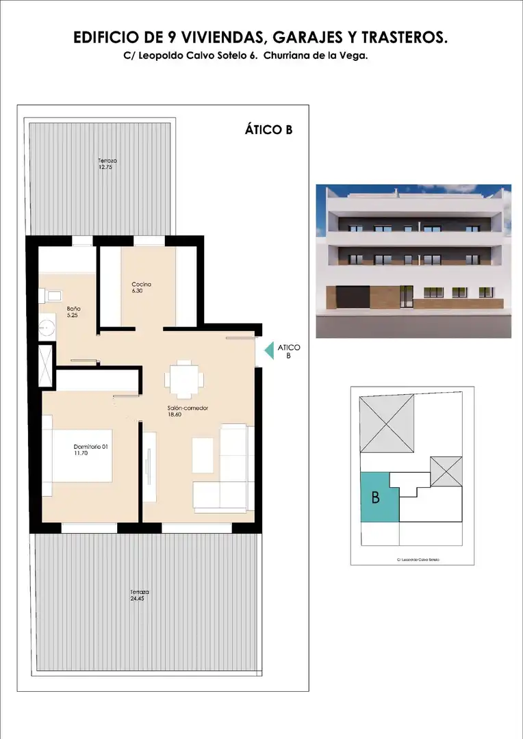 Attic for sale in Churriana de la Vega  with Terrace