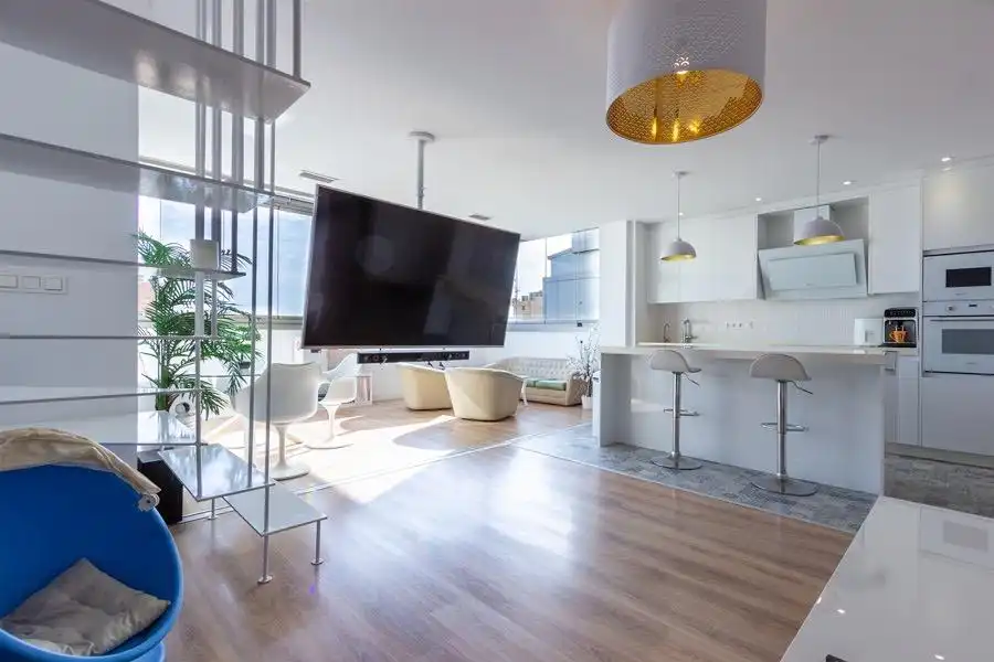 Living room of Attic for sale in Elche / Elx  with Air Conditioner, Heating and Private garden