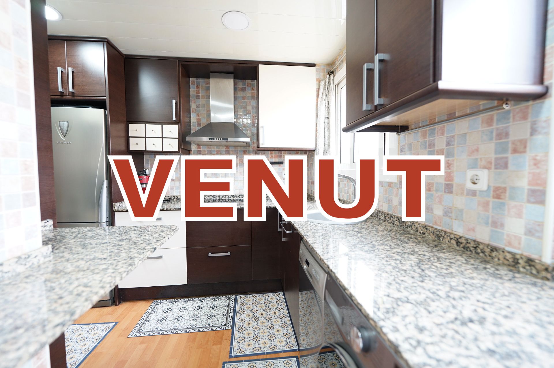 Kitchen of Flat for sale in  Barcelona Capital  with Air Conditioner, Heating and Parquet flooring