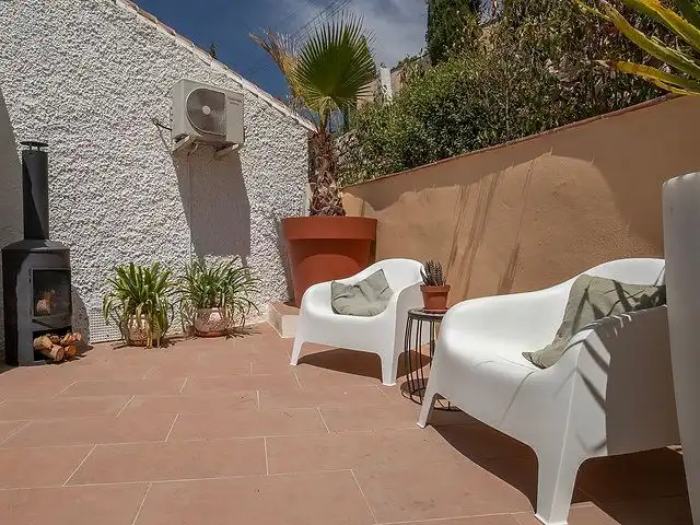 Terrassa de Casa o xalet en venda en Cómpeta amb Aire condicionat, Terrassa i Piscina