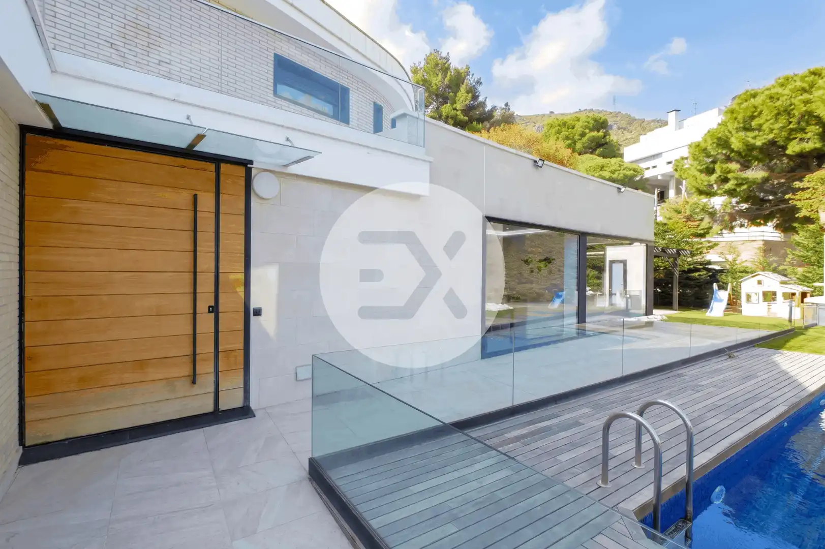 Exterior view of Houses for sale in Castelldefels  with Air Conditioner, Heating and Private garden