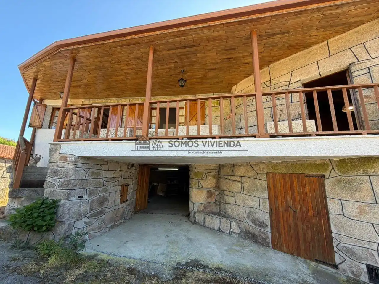 Vista exterior de Casa o chalet en venta en Nogueira de Ramuín con Calefacción, Trastero y Amueblado