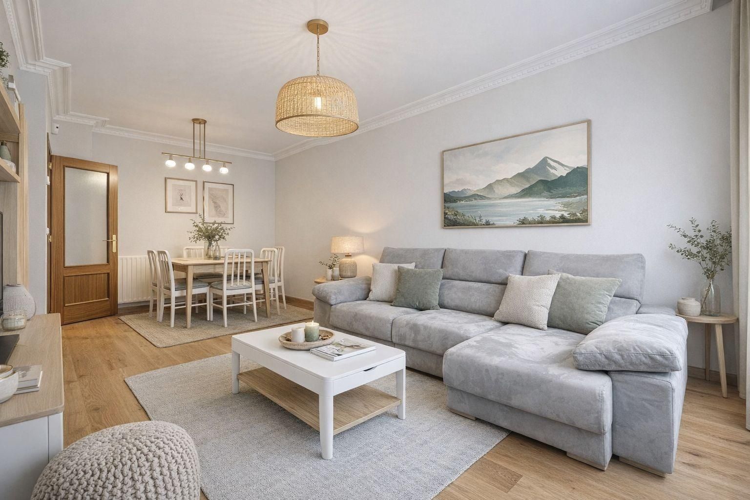 Living room of Flat for sale in Barakaldo   with Heating, Storage room and Furnished