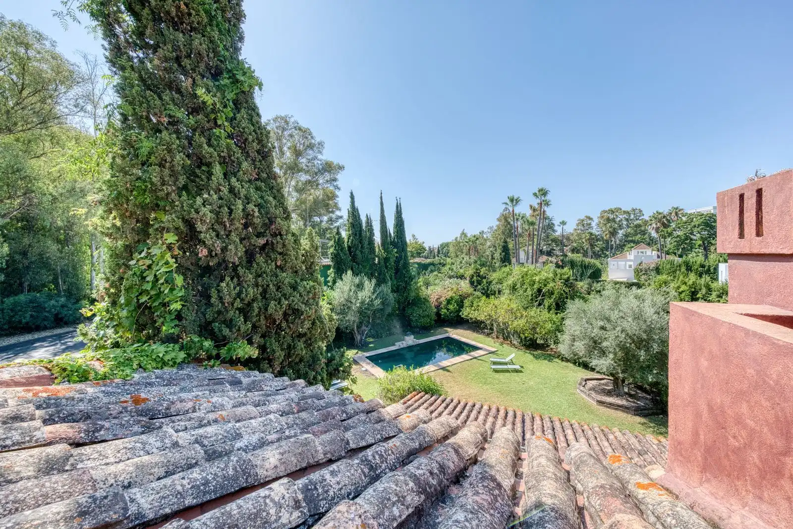 Garden of Houses for rent in Marbella  with Air Conditioner, Private garden and Swimming Pool