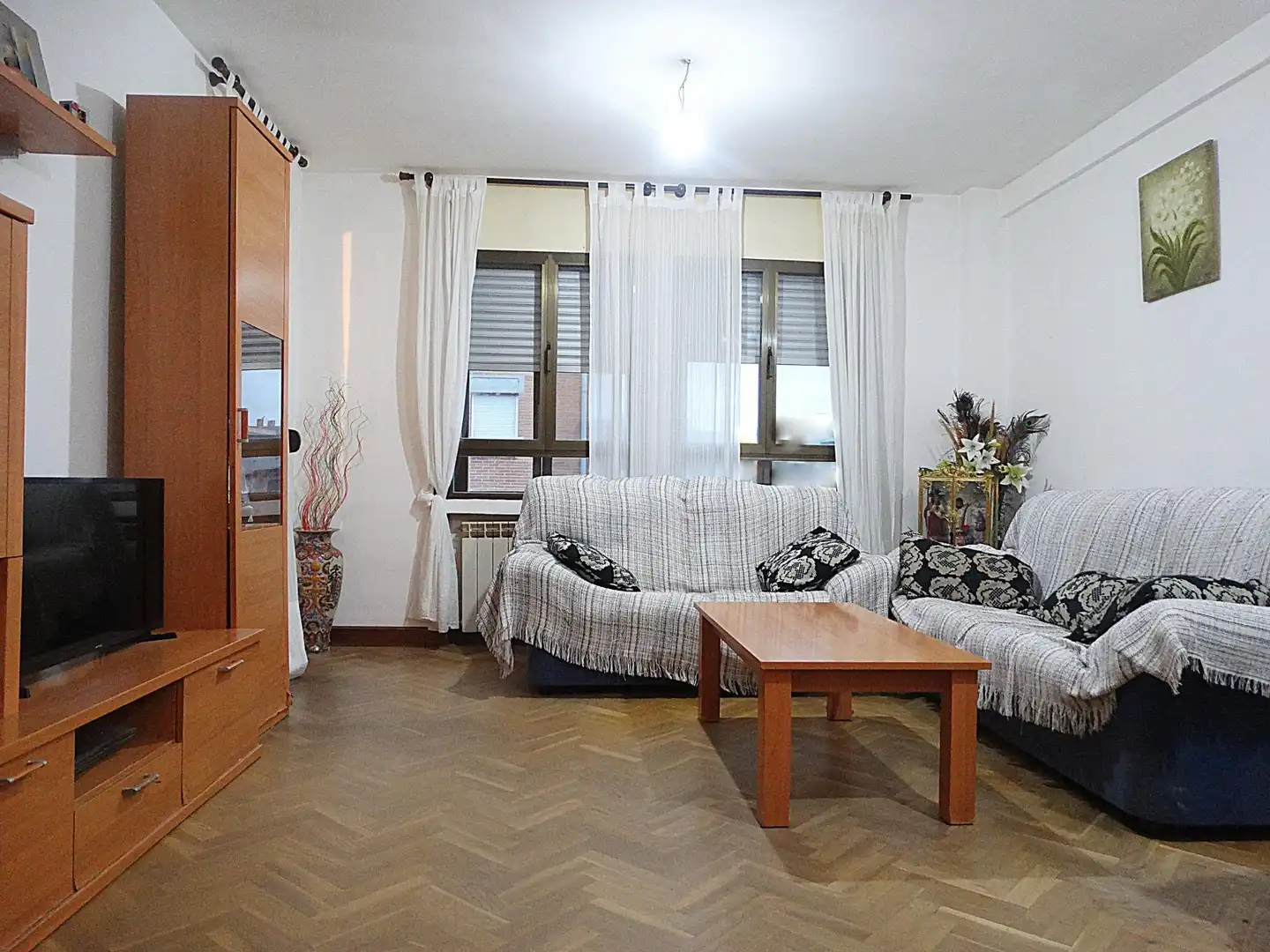 Sala de estar de Piso en venta en Arganda del Rey con Calefacción, Jardín privado y Terraza