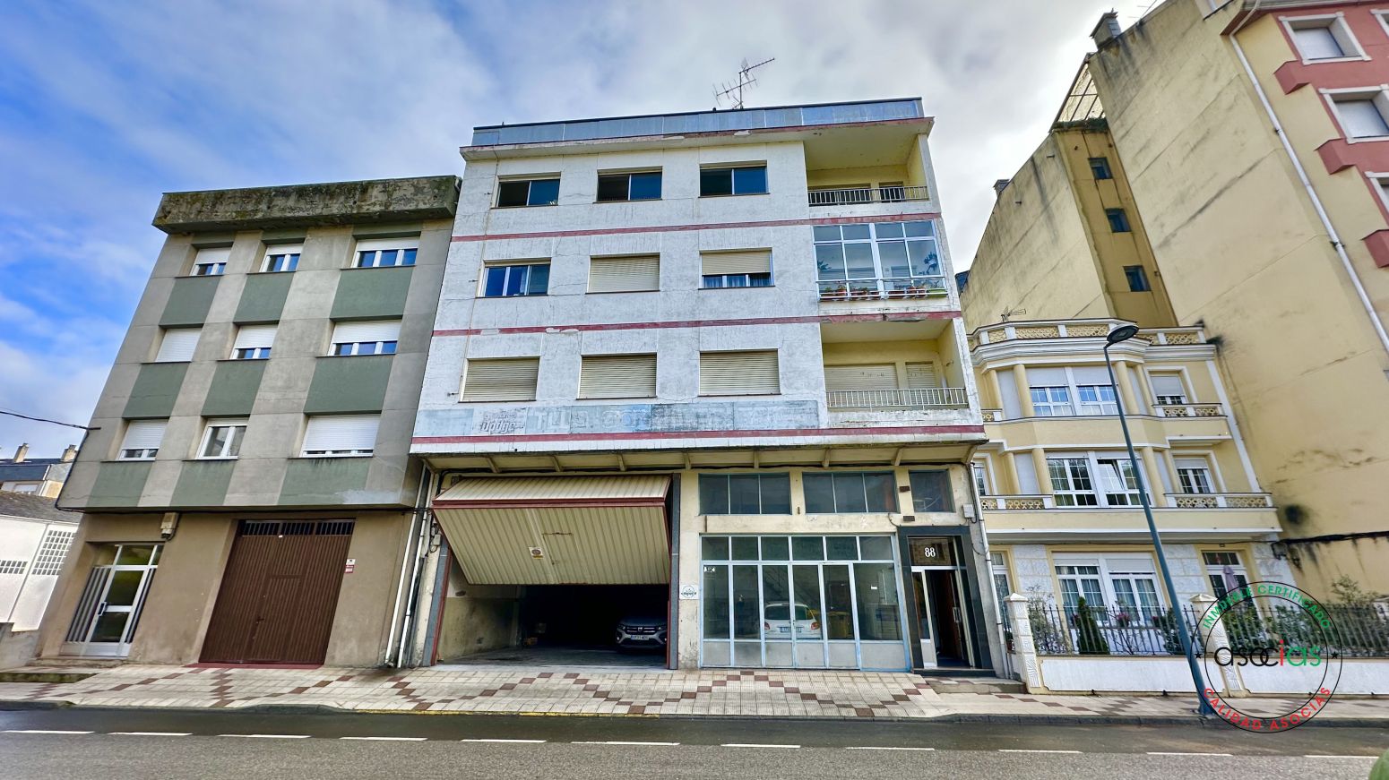 Exterior view of Flat for sale in A Pontenova    with Heating, Storage room and Balcony