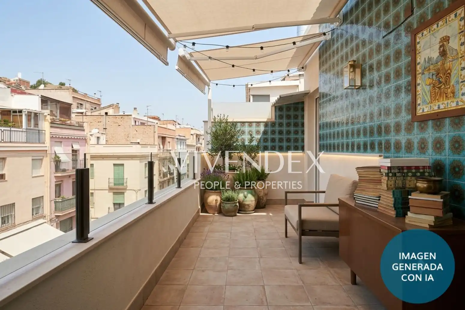 Terrace of Attic for sale in Barcelona  with Terrace and Storage room