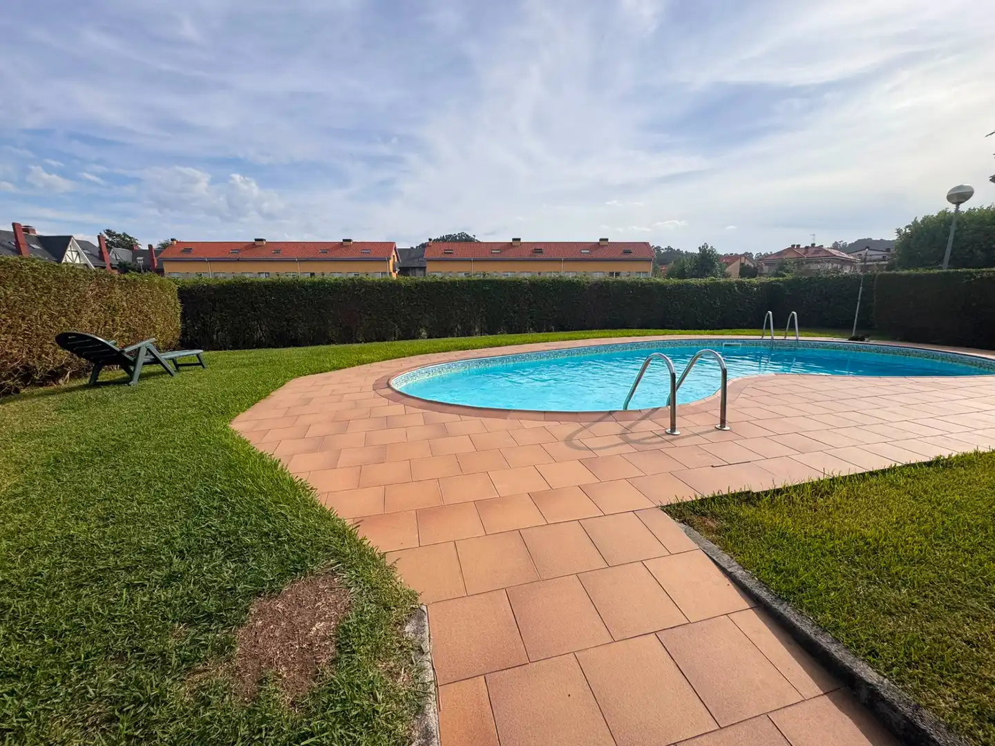 Piscina de Pis de lloguer en Piélagos amb Calefacció, Jardí privat i Terrassa