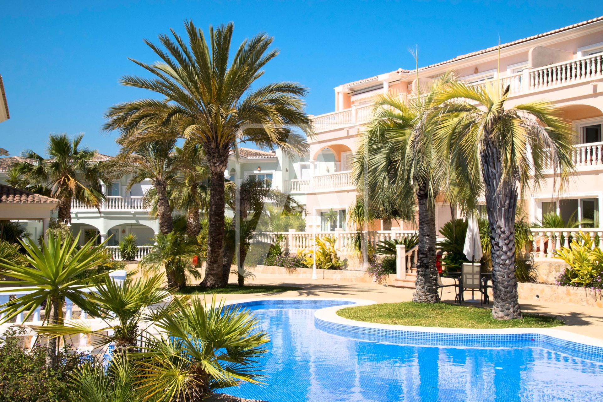 Außenansicht von Wohnungen zum Verkauf in Benissa mit Klimaanlage, Terrasse und Möbliert