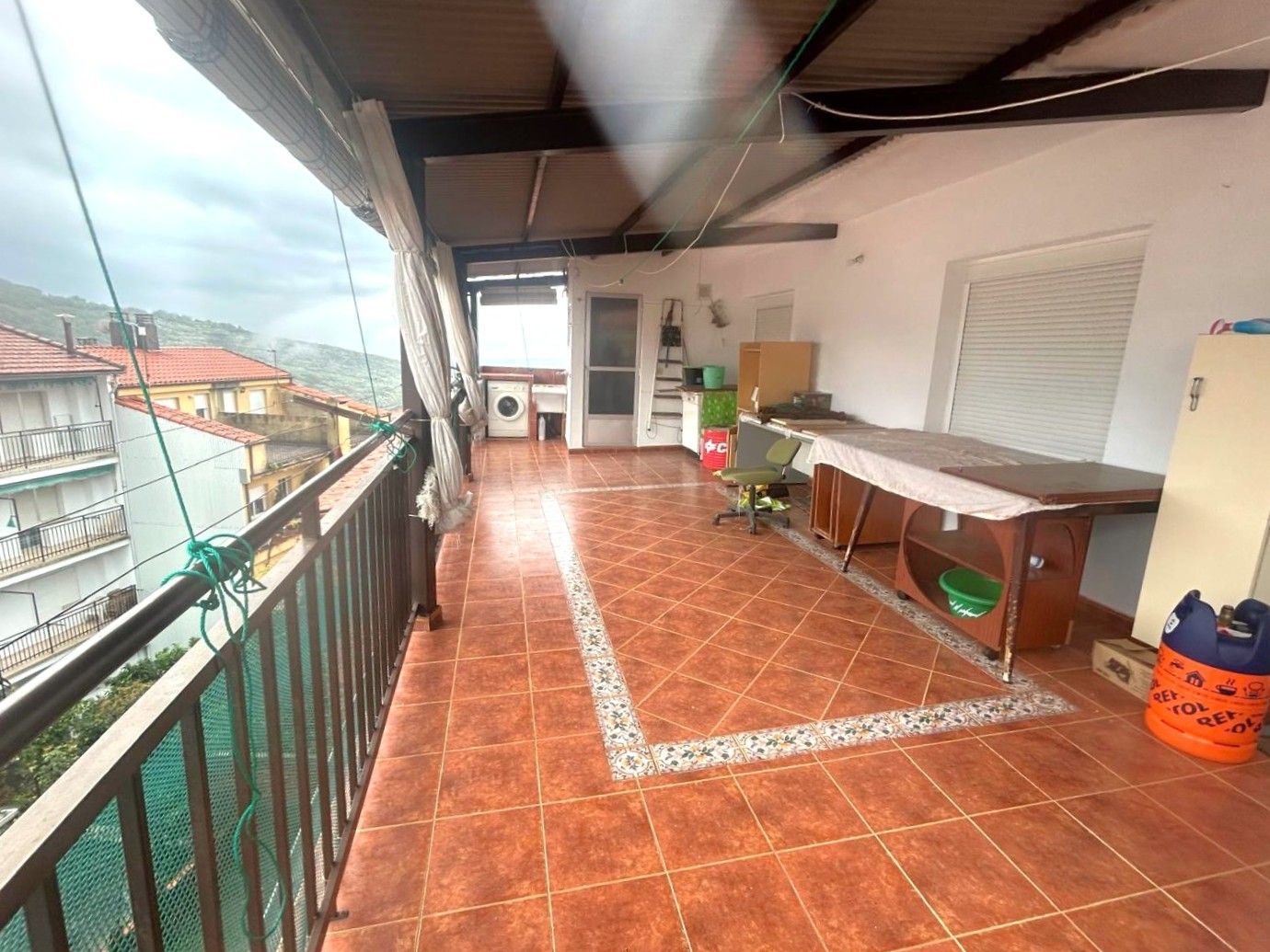 Terrace of Flat for sale in Aldeanueva de la Vera  with Heating, Terrace and Storage room