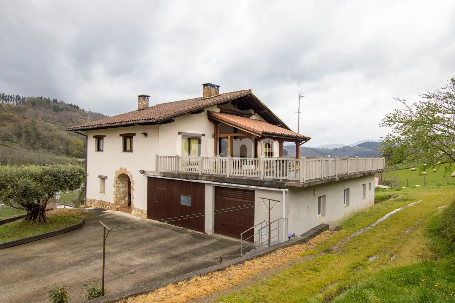 Vista exterior de Casa o chalet en venta en Idiazabal con Calefacción, Terraza y Trastero