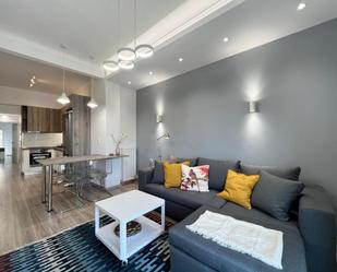 Living room of Flat to rent in Torrelavega   with Air Conditioner, Furnished and Pets allowed