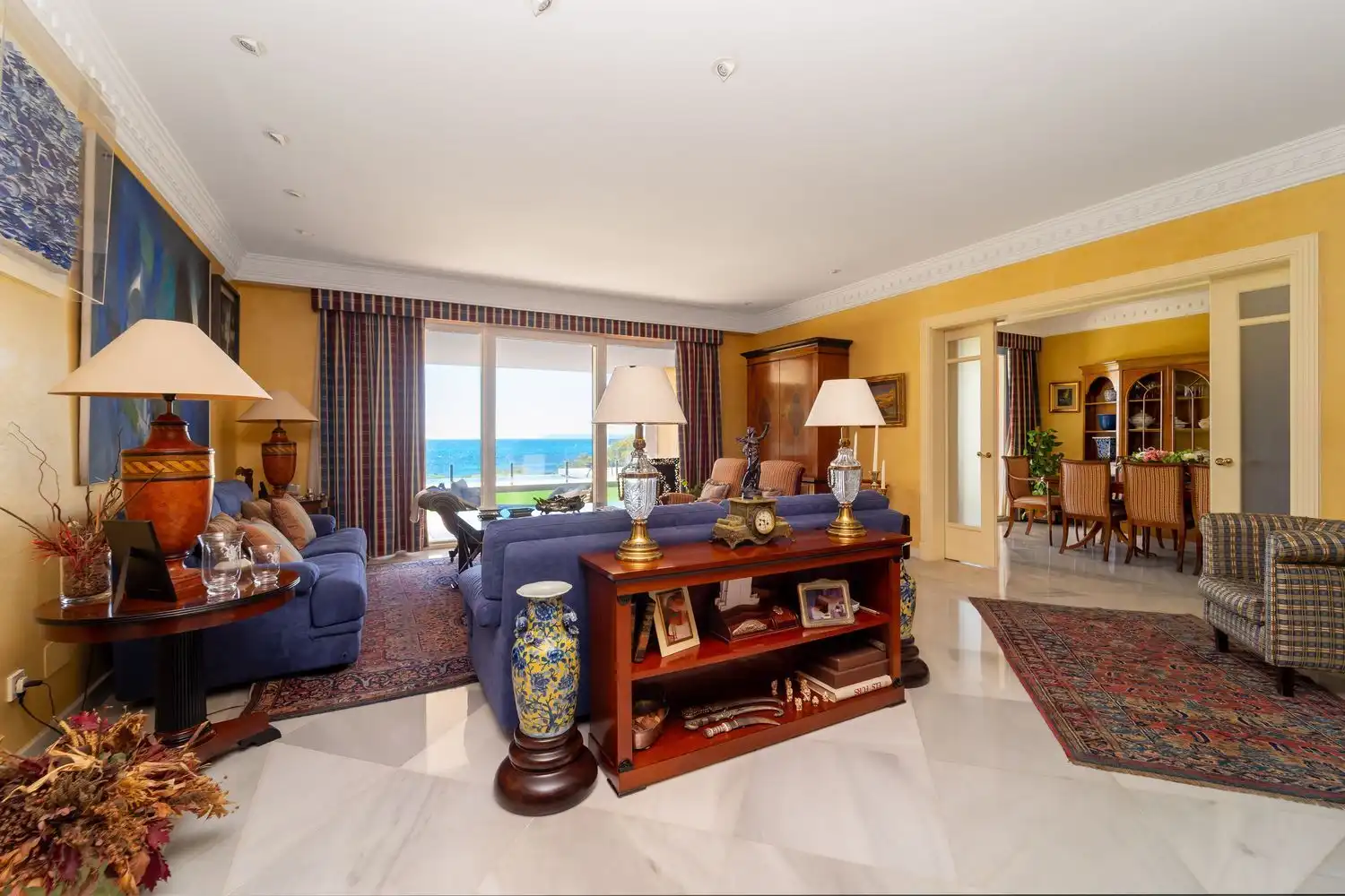 Sala de estar de Casa o chalet en venta en Alicante / Alacant con Calefacción, Jardín privado y Terraza