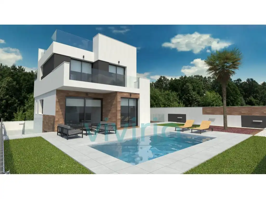 Piscina de Casa o xalet en venda en La Nucia amb Jardí privat
