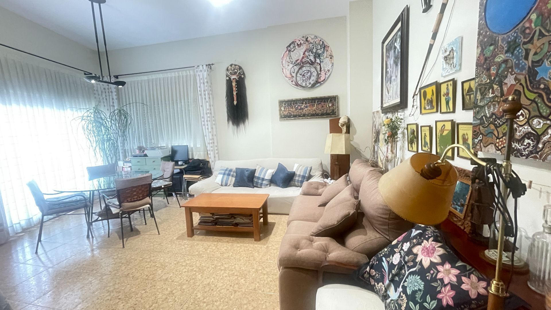 Living room of Flat for sale in Terrassa  with Heating, Terrace and Storage room