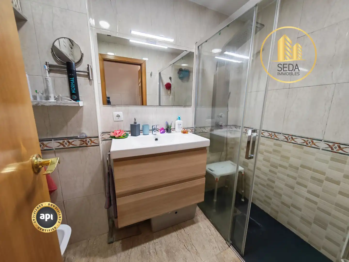 Baño de Planta baja en venta en Sant Celoni con Aire acondicionado, Calefacción y Terraza