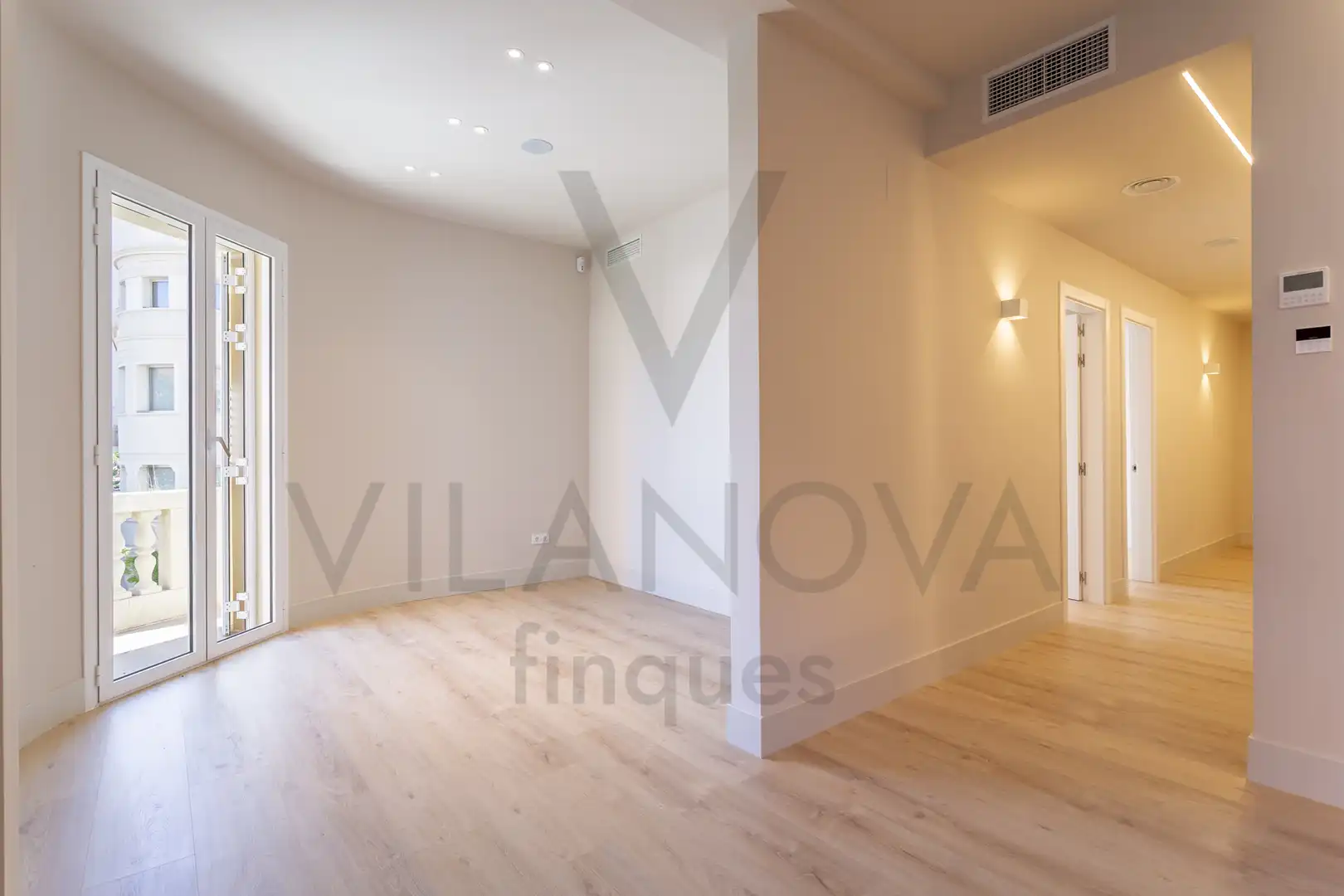 Sala de estar de Piso en venta en Reus con Aire acondicionado, Calefacción y Parquet