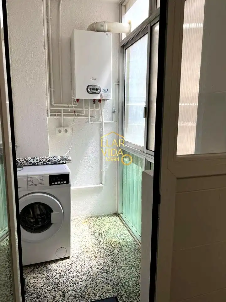 Terraza de Piso de alquiler en Lleida con Aire acondicionado, Calefacción y Amueblado