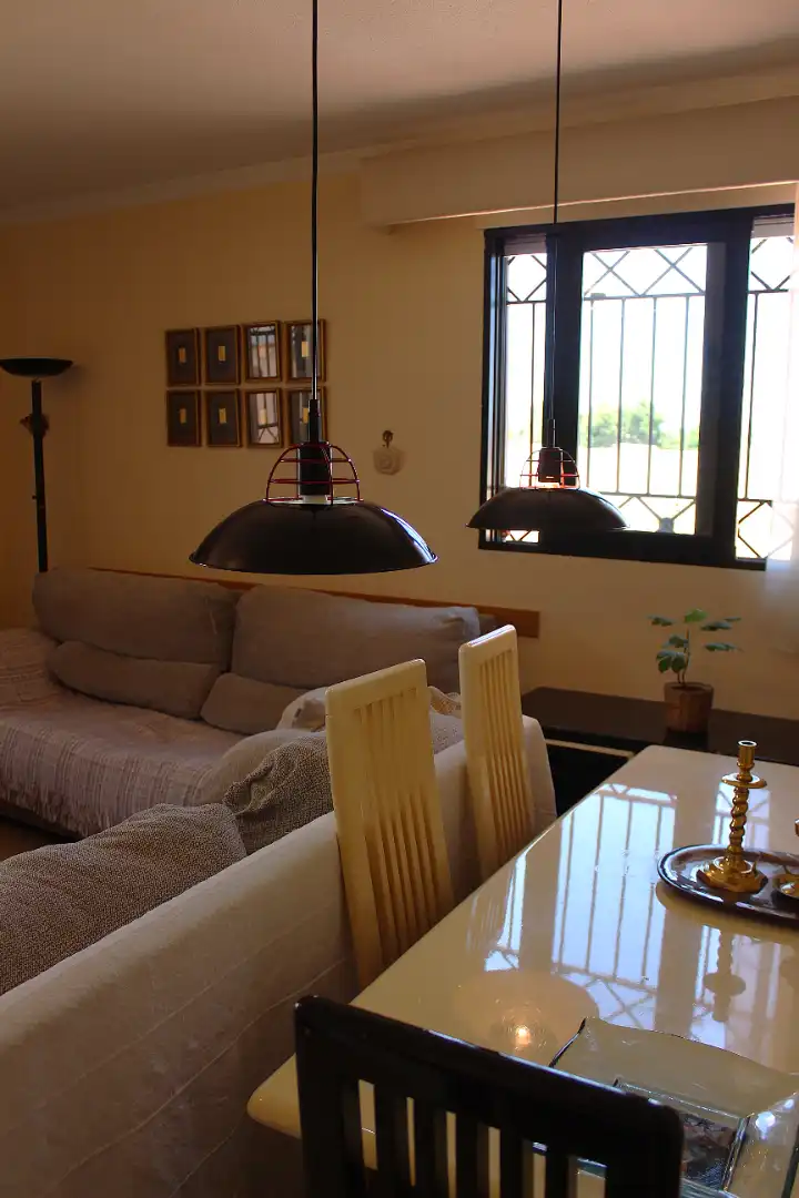Sala d'estar de Àtic en venda en Totana amb Aire condicionat, Terrassa i Moblat