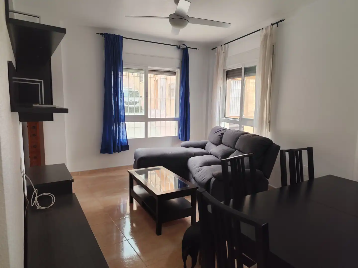 Sala de estar de Piso en venta en Murcia con Trastero y Amueblado