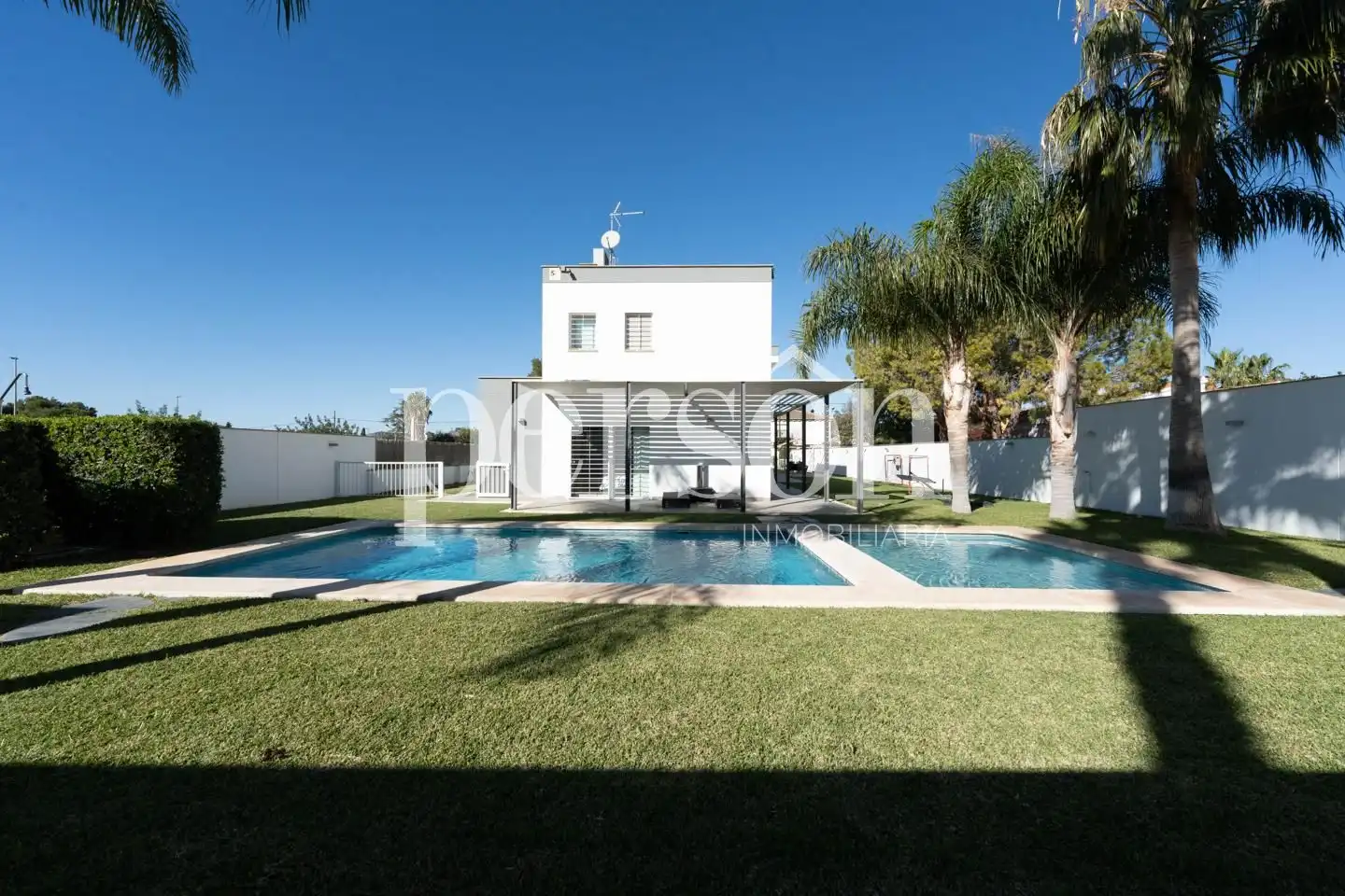 Jardín de Casa o chalet en venta en La Pobla de Vallbona con Aire acondicionado, Calefacción y Jardín privado