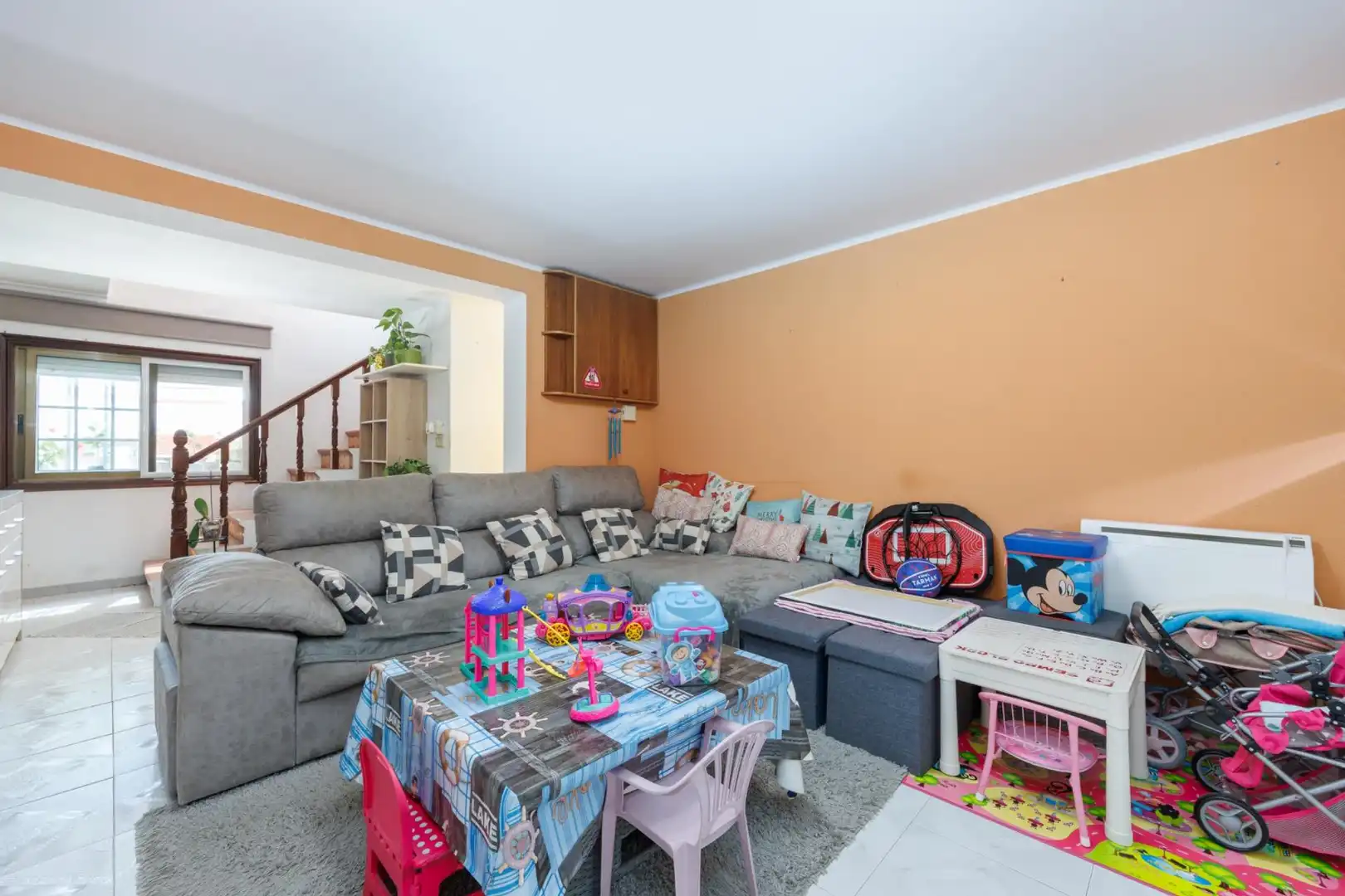Living room of Houses for sale in Vigo   with Heating, Private garden and Terrace