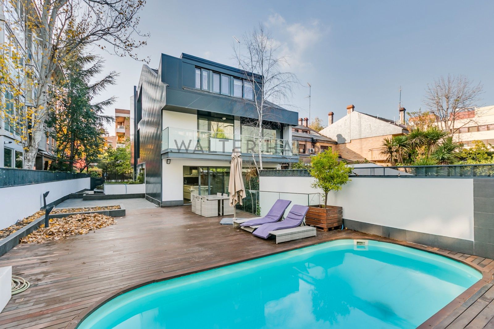 Piscina de Casa o xalet en venda en  Madrid Capital amb Aire condicionat, Calefacció i Jardí privat