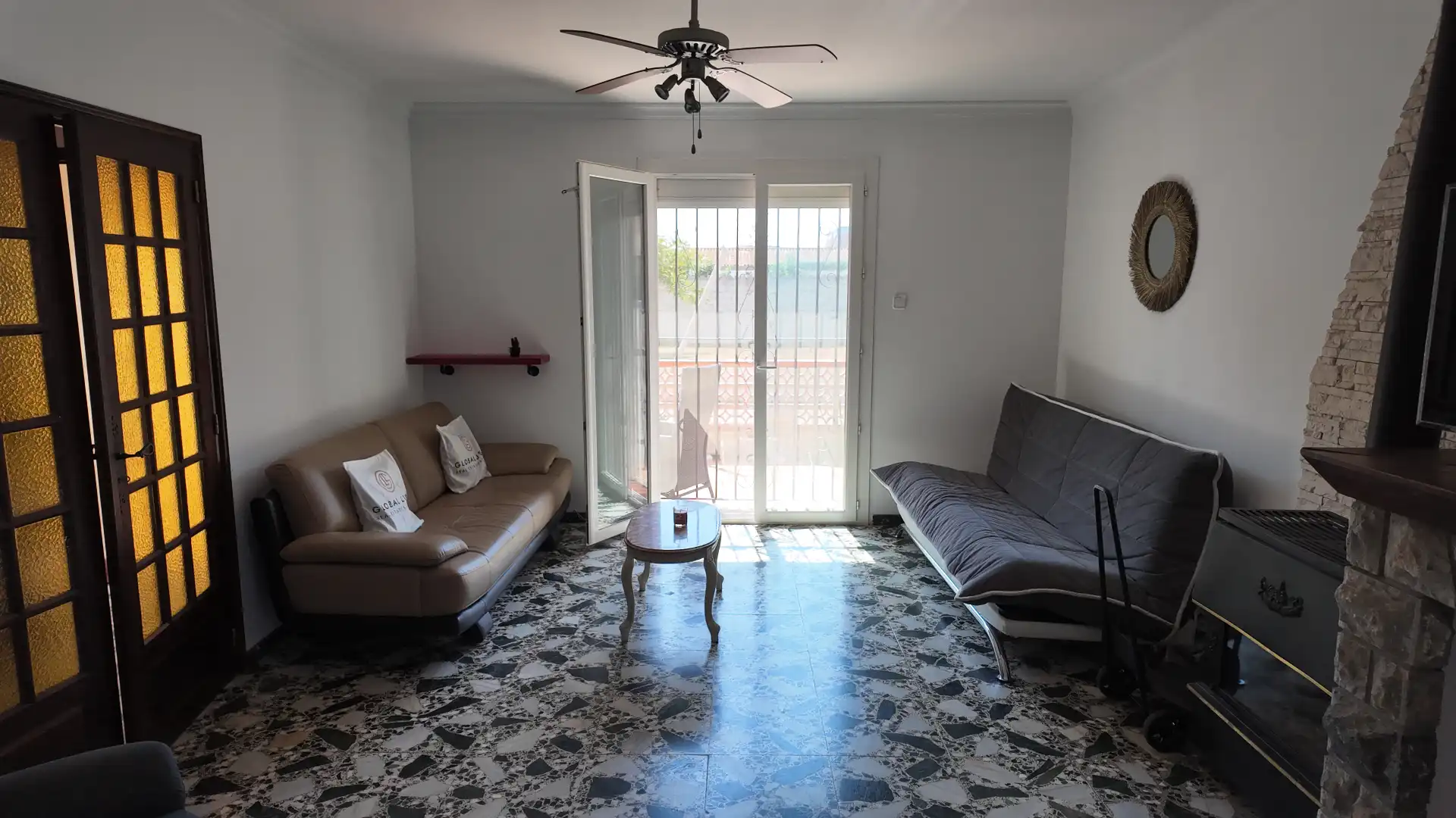 Sala de estar de Casa o chalet en venta en Fortià con Calefacción, Jardín privado y Terraza