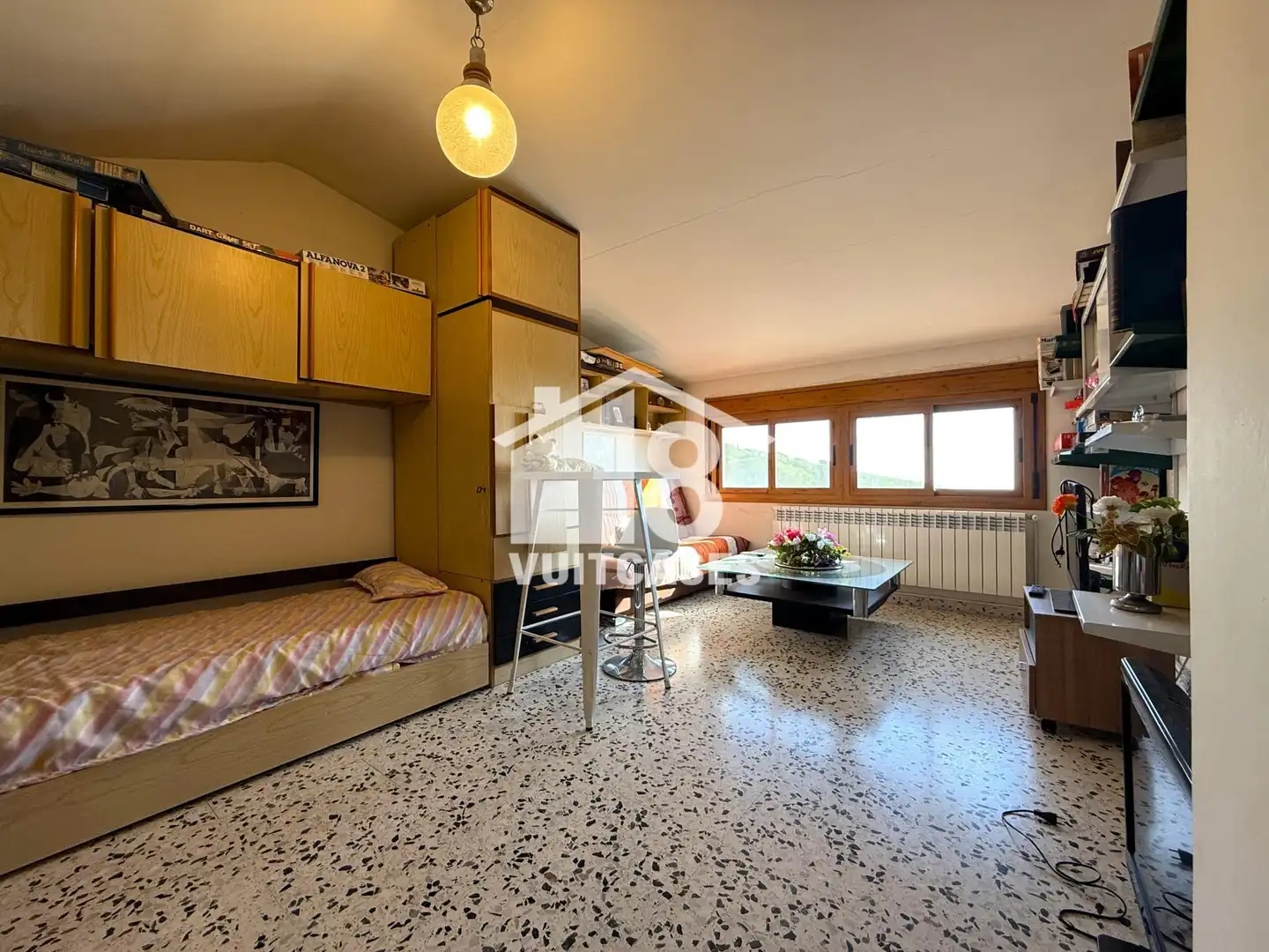 Sala d'estar de Casa o xalet en venda en Arenys de Munt amb Calefacció, Terrassa i Traster