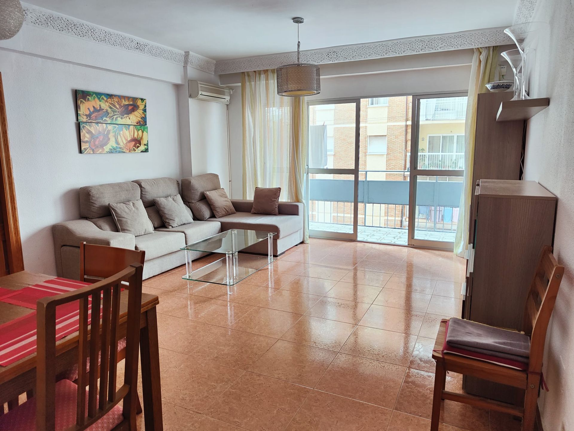 Living room of Flat to rent in Málaga Capital  with Air Conditioner, Heating and Terrace
