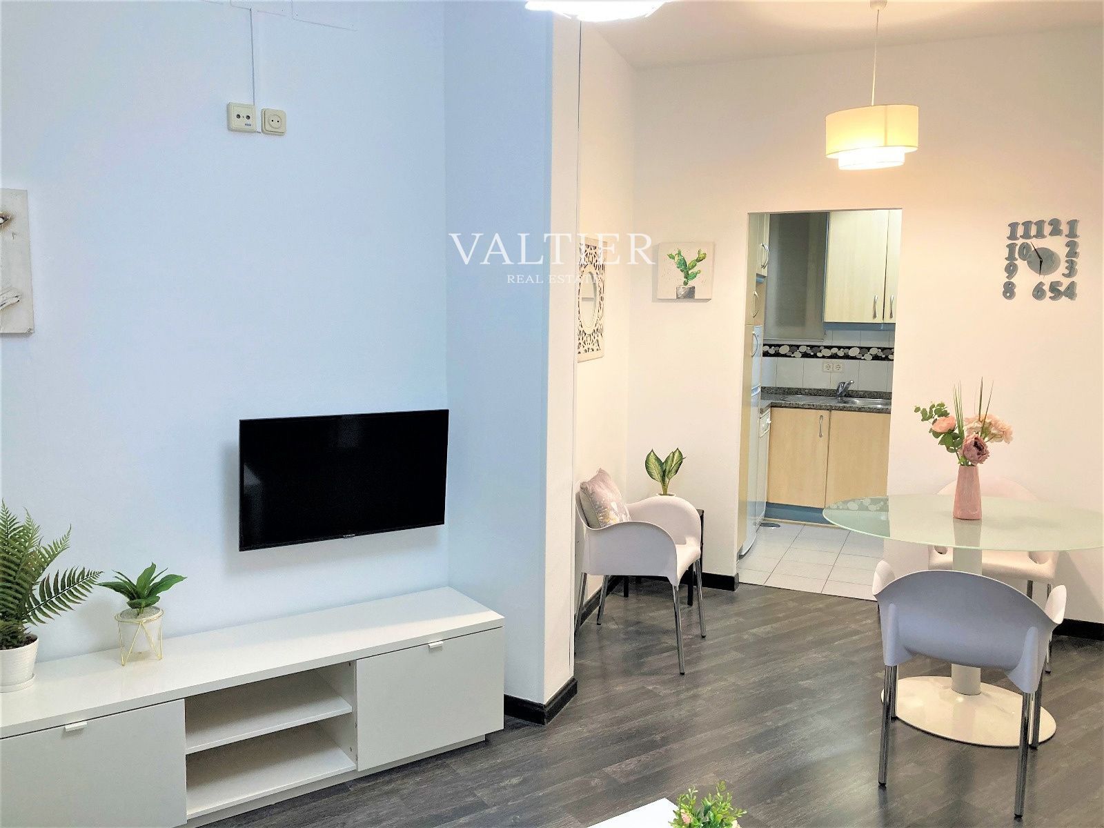 Living room of Flat for rent in  Madrid Capital  with Furnished