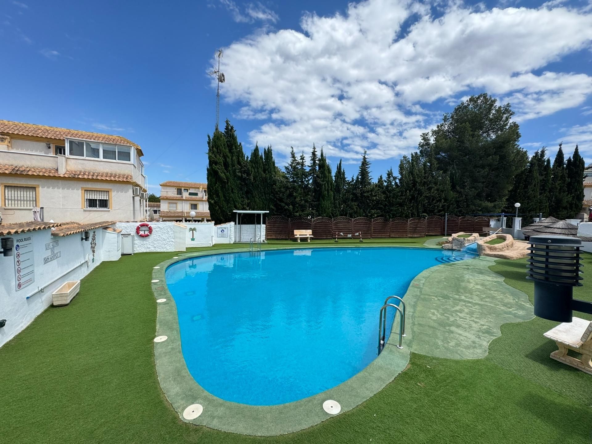 Swimming pool of Single-family semi-detached for sale in Algorfa  with Heating, Private garden and Balcony