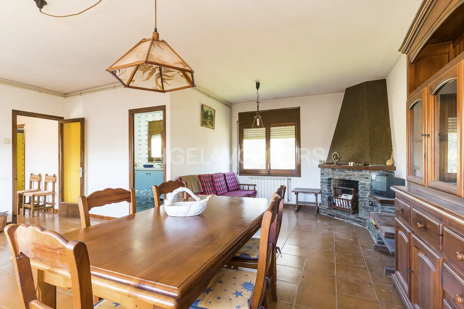 Esszimmer von Country house zum Verkauf in Sant Pere de Vilamajor mit Heizung, Privatgarten und Terrasse