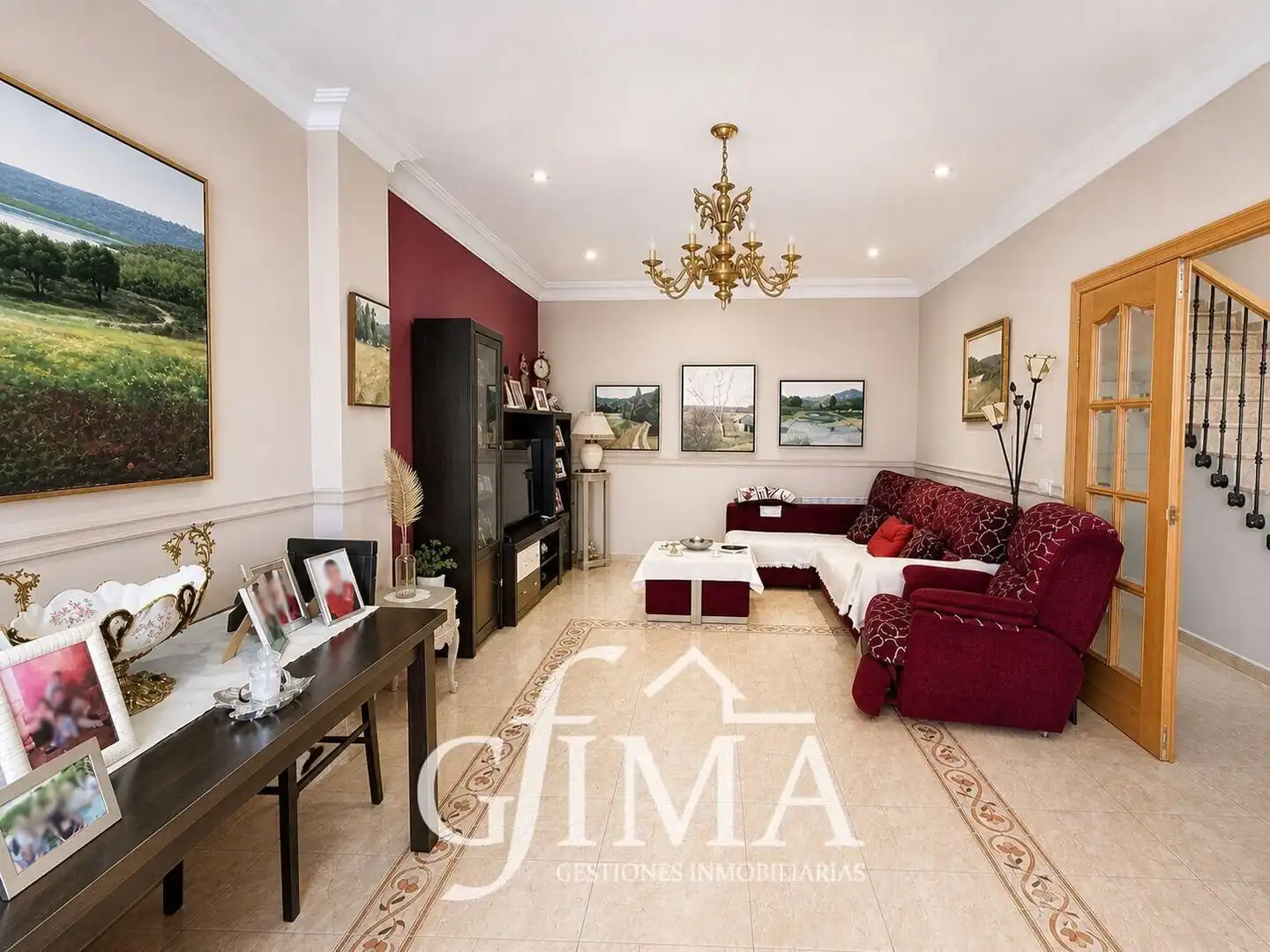 Sala de estar de Casa o chalet en venta en Tomelloso con Calefacción, Jardín privado y Terraza