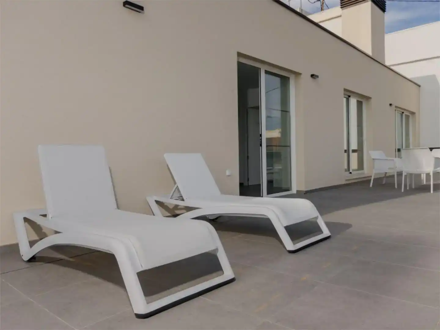 Terrasse von Wohnung zur Miete in Benimaclet