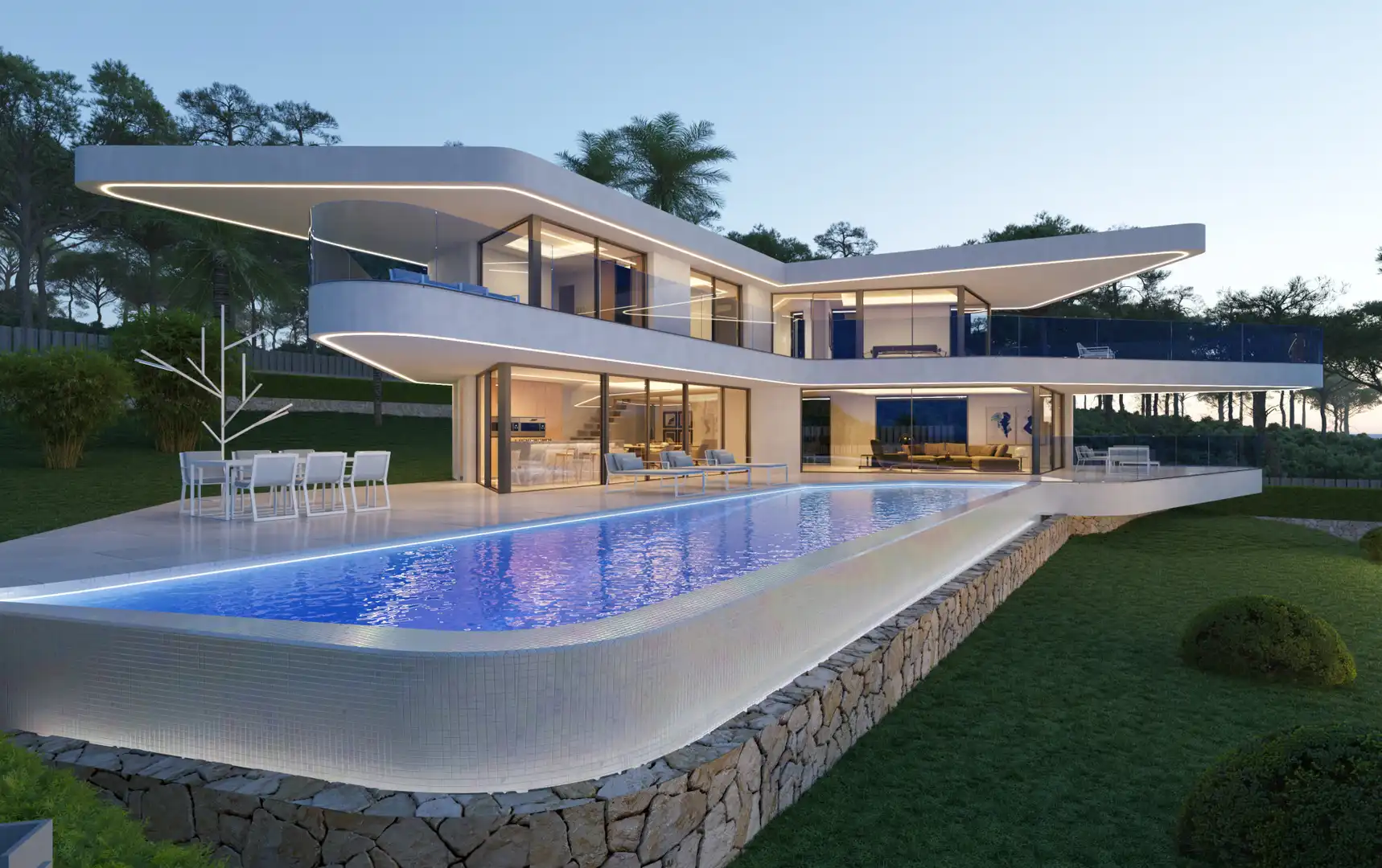 Exterior view of Houses for sale in Jávea / Xàbia  with Air Conditioner, Heating and Private garden