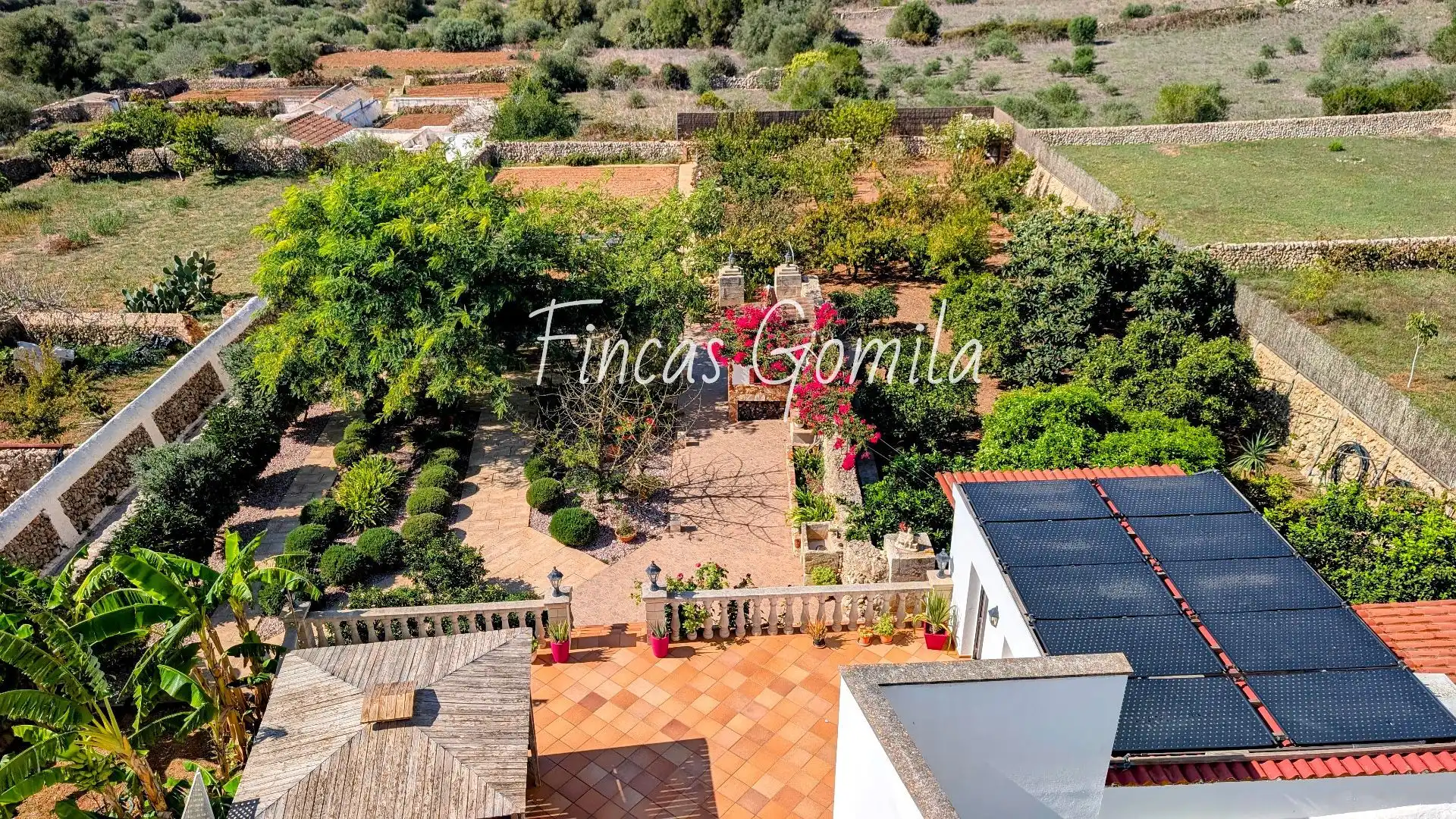 Garden of Country homes for sale in Alaior  with Air Conditioner, Heating and Swimming Pool