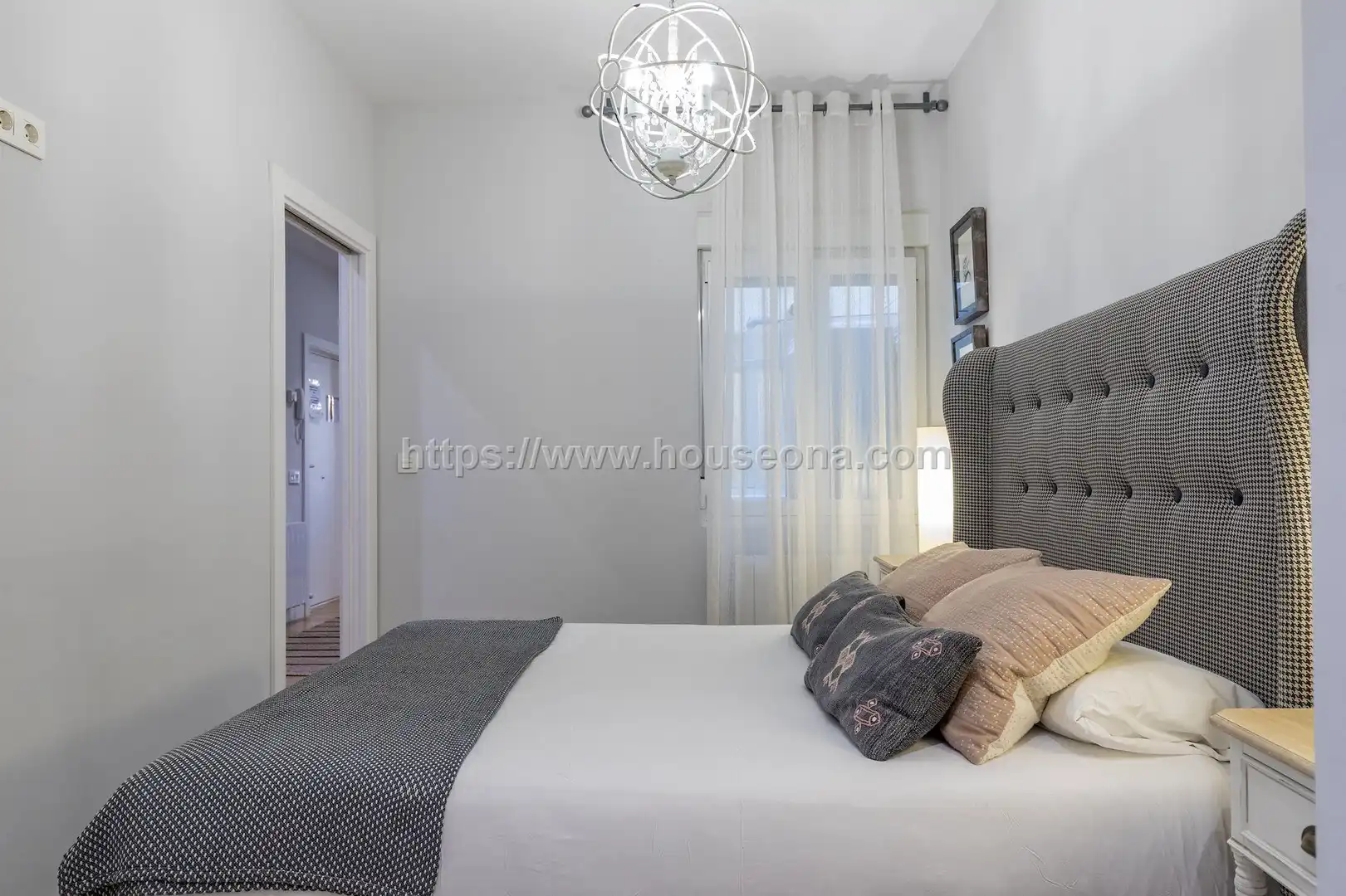 Bedroom of Flat for rent in Bilbao 