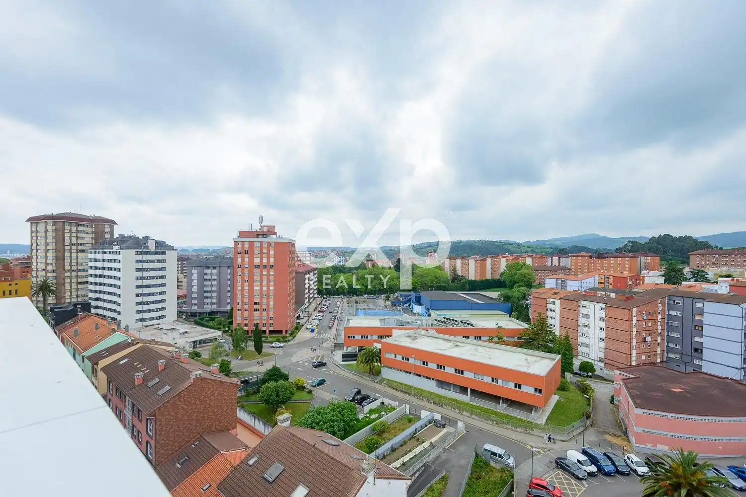 Parking of Flat for sale in Avilés  with Heating, Terrace and Furnished