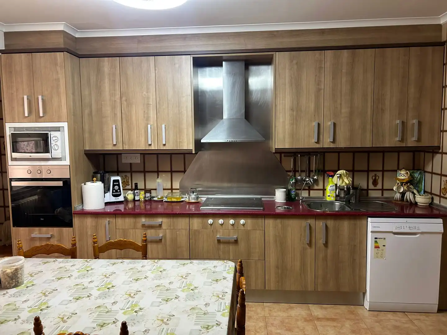 Kitchen of Flat for sale in Villarrobledo  with Heating and Furnished