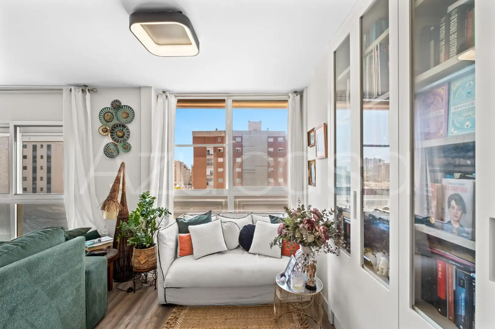 Sala de estar de Piso en venta en Alicante / Alacant con Aire acondicionado y Piscina comunitaria